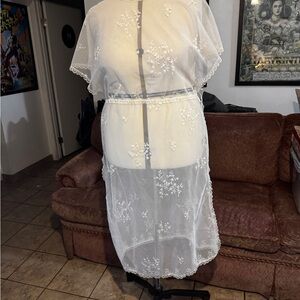 Urban Renewal Sheer Cream Overlay